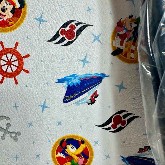 NWT. Wish Loungefly White AOP Backpack Disney Cruise Line bag main image 10